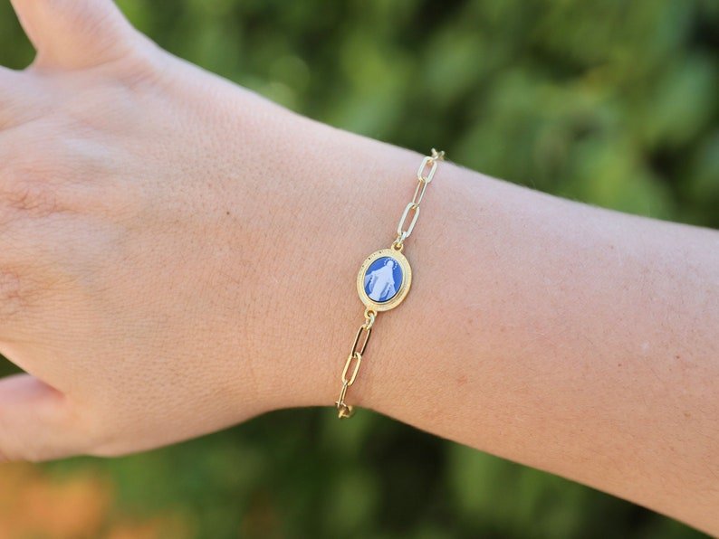 Gold Filled Bracelet 2024 with Small Miraculous Medal